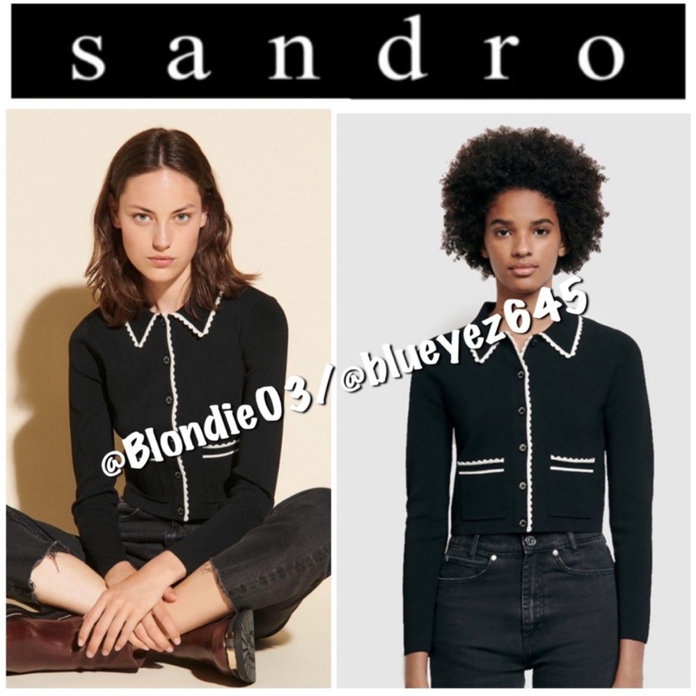 Sandro Leanna Cropped Cardigan 1/S